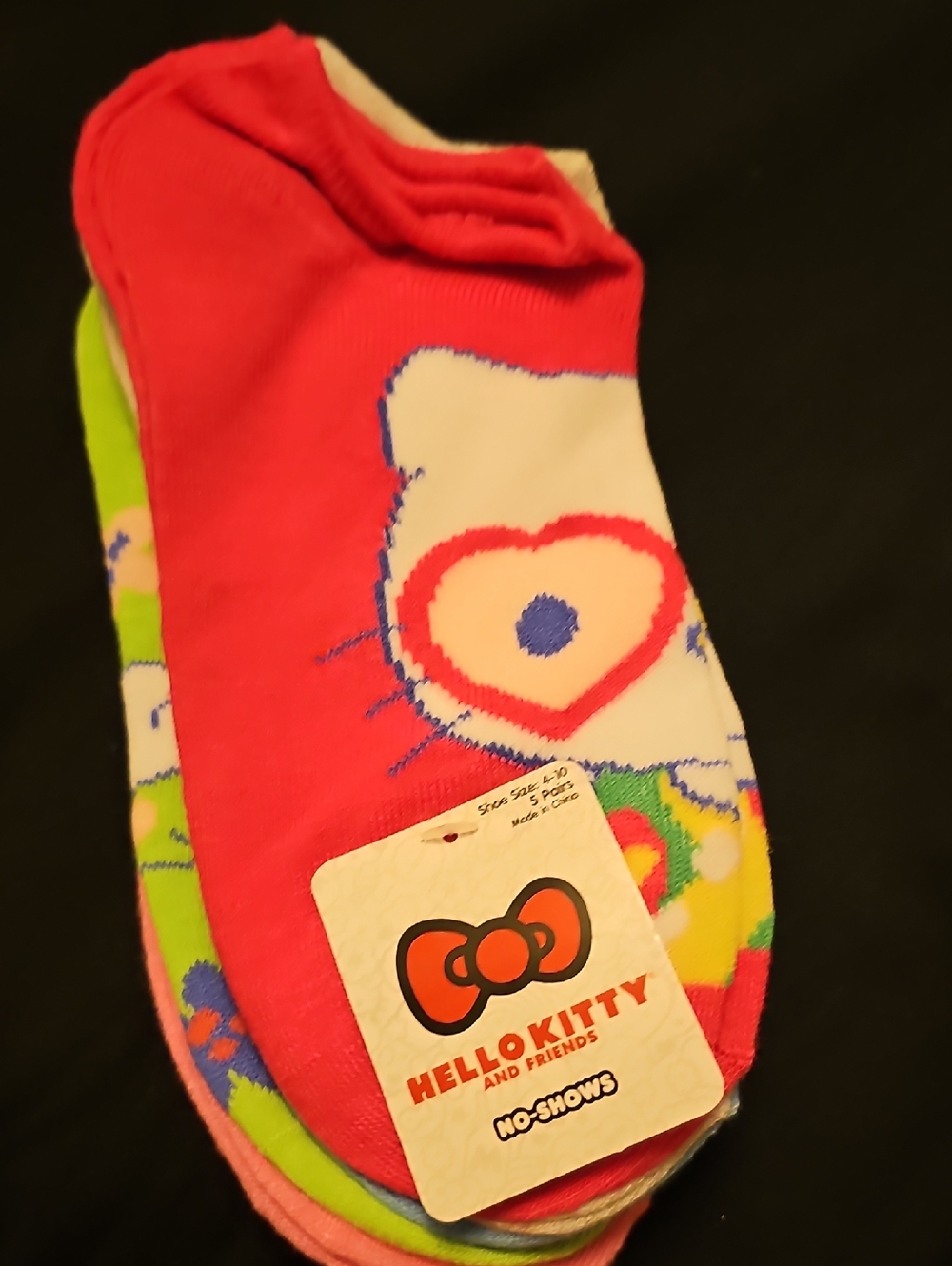 Hello Kitty and Friends No-Show Socks
